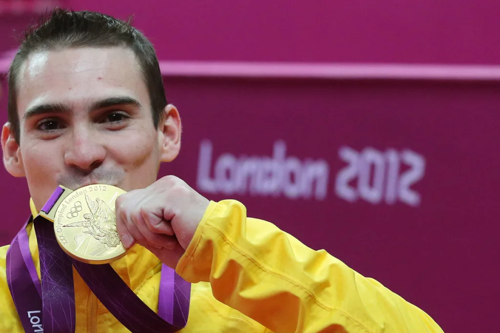 Arthur Zanetti medalhista de ouro durante as competições de Ginástica Artística nos Jogos Olímpicos de Londres em 06 de Agosto de 2012 em Londres, Inglaterra. Foto: Valterci Santos/AGIF/COB