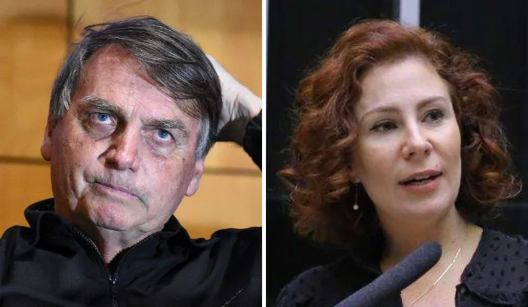 Jair Bolsonaro e Carla Zambelli