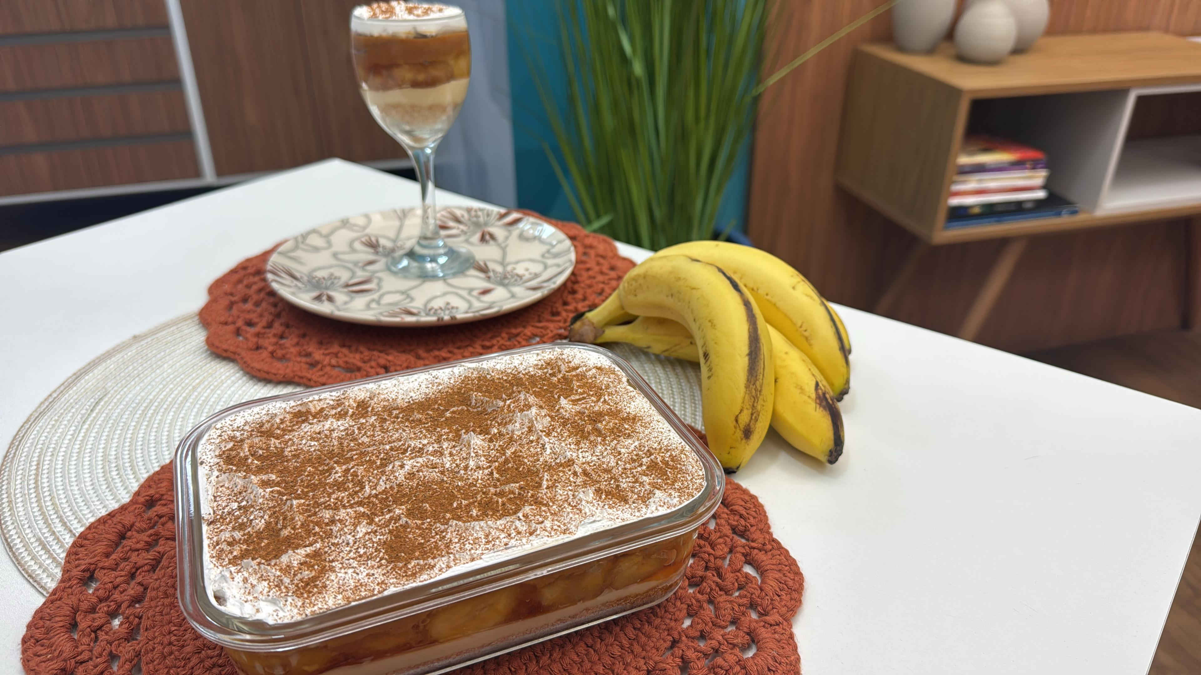 Banoffee de Banana Caramelizada. Foto: Lucas Henrique Pisa