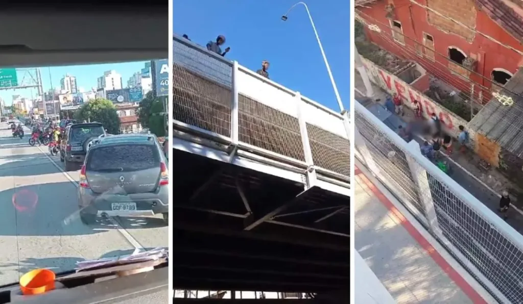 Homem arremessado Terceira Ponte