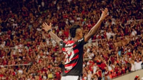 Campeonato Carioca: Flamengo x Vasco. Bruno Henrique