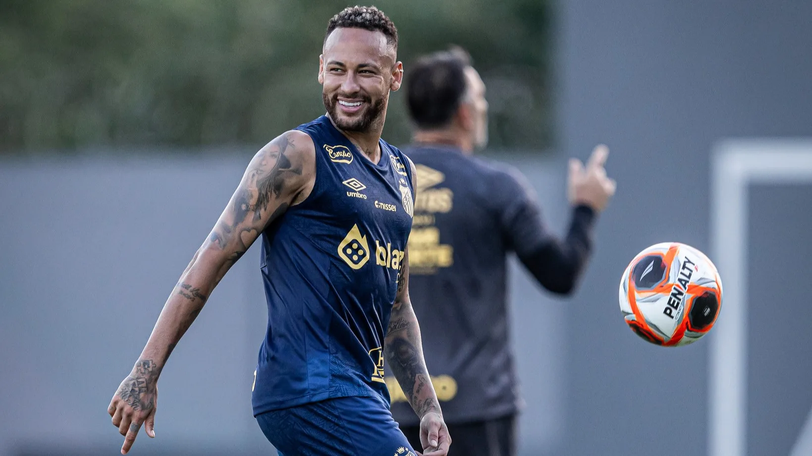 Neymar Treino no CT Rei Pelé (01/03/2025) - Fotos: Raul Baretta/ Santos FC.