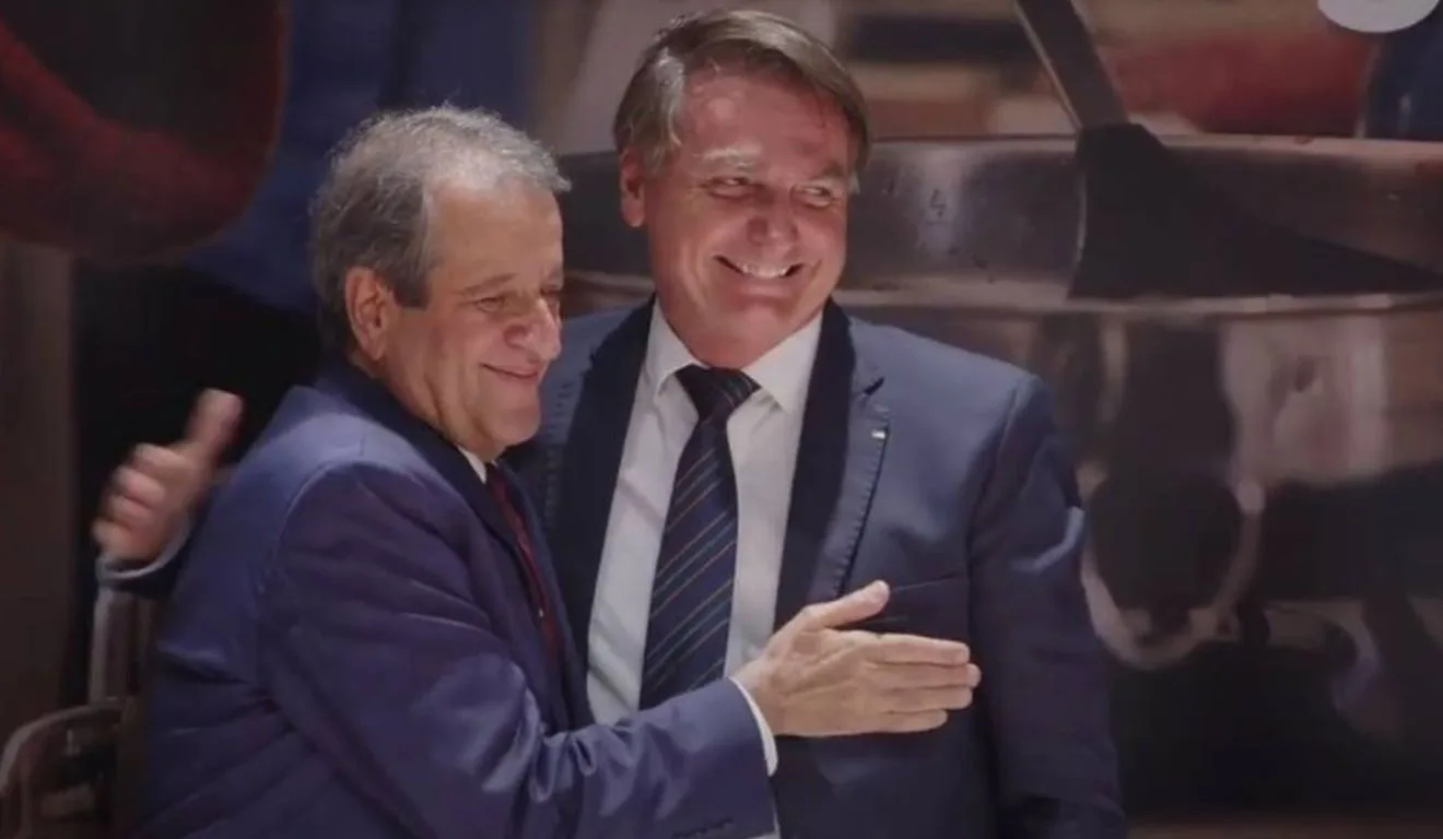 O presidente do PL, Valdemar Costa Neto, e o ex-presidente Jair Bolsonaro