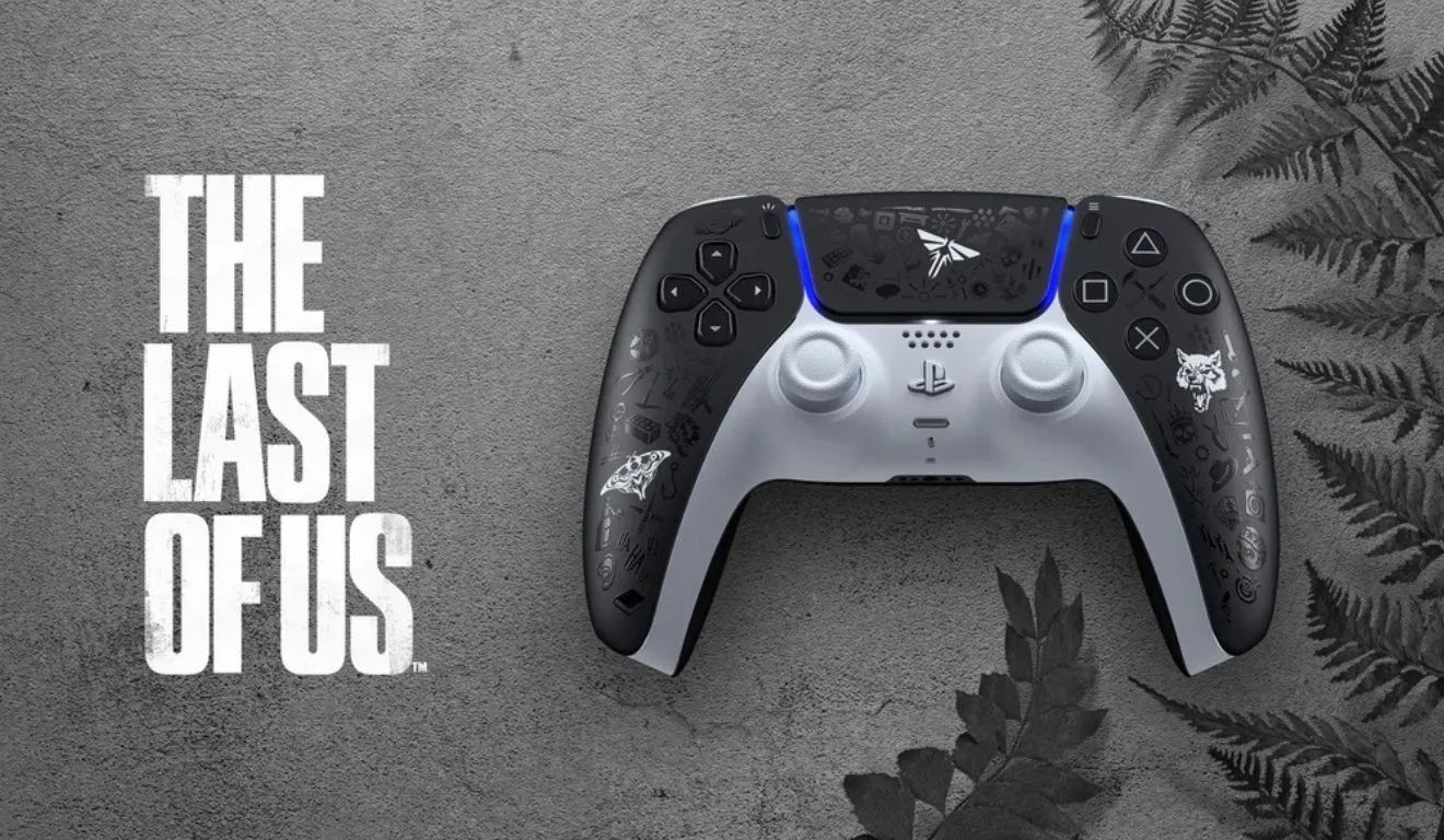 PlayStation anuncia o DualSense – The Last of Us Limited Edition! Controle tem símbolos icônicos da franquia e pré-venda será divulgada em breve.