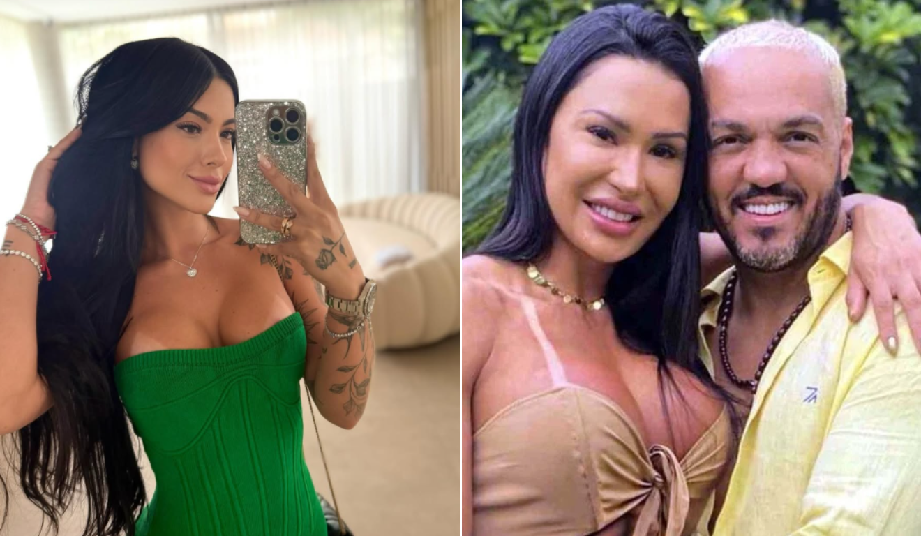 Rayane Figliuzzi, o cantor Belo e Gracyanne (Foto: Reprodução/Freepik)