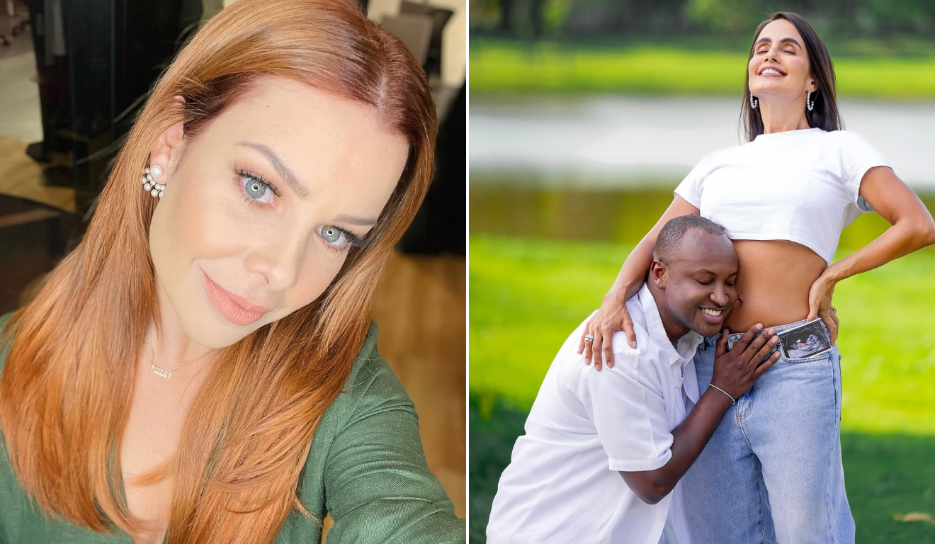 Fernanda Souza parabenizou gravidez de Carol Peixinho e Thiaguinho