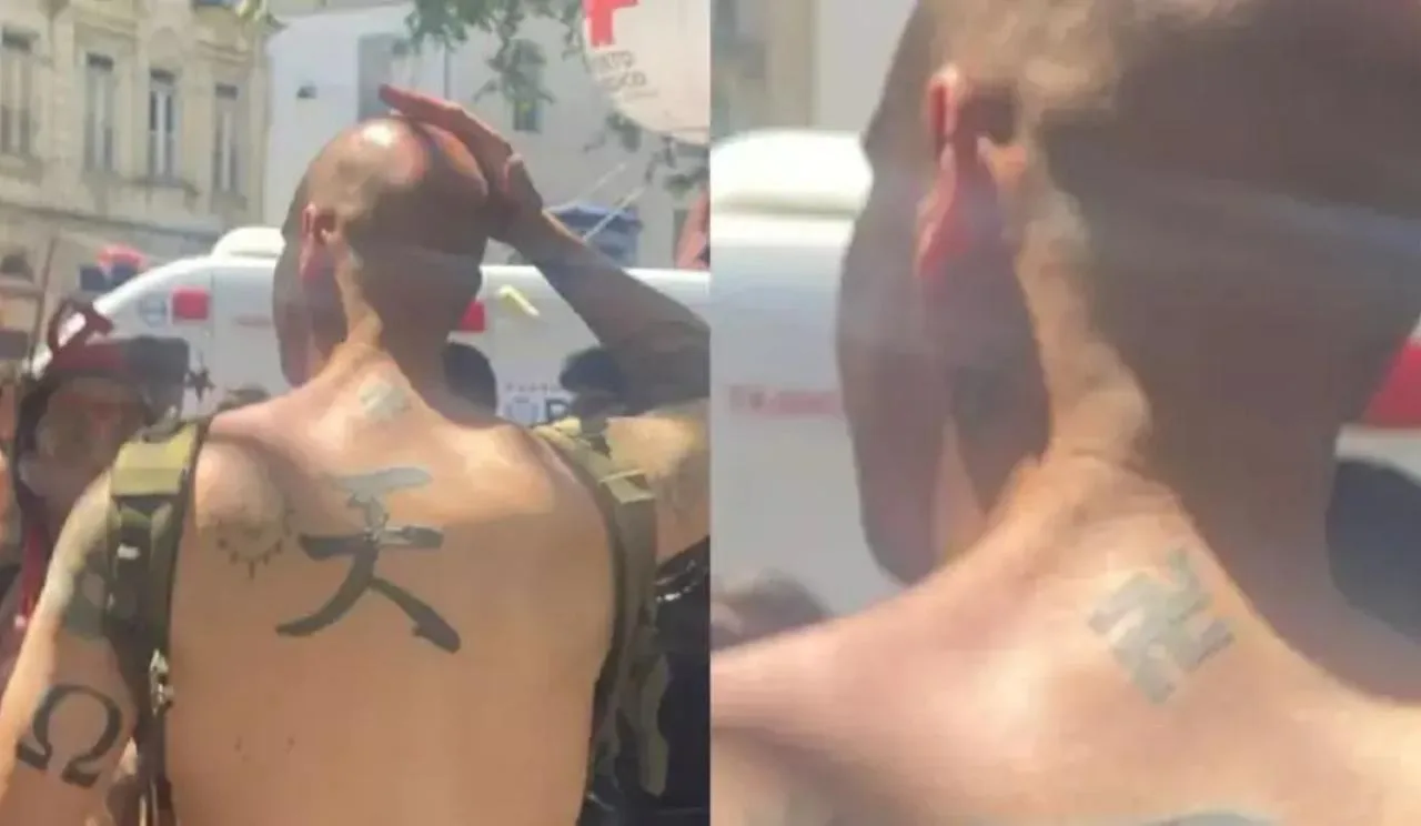 Estrangeiro é agredido em bloco de Carnaval no Rio após exibir tatuagens com símbolos nazistas