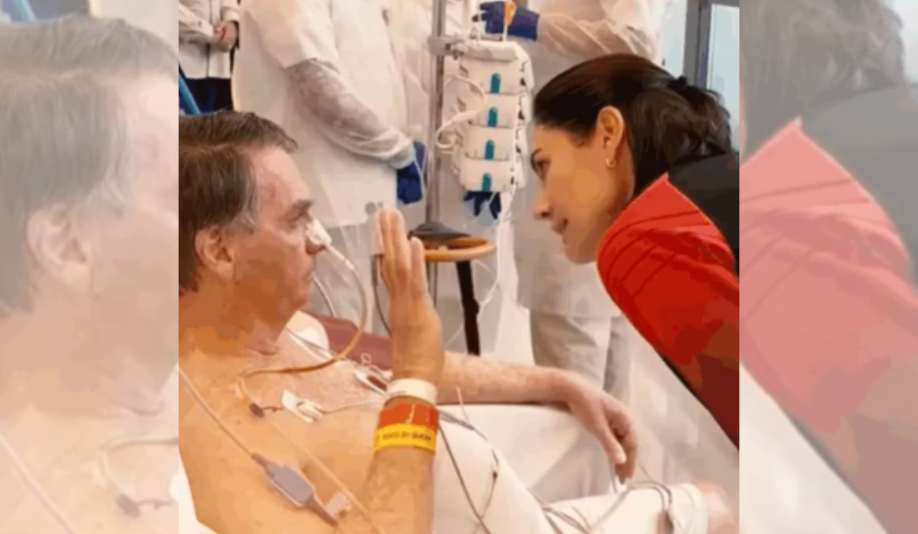 Bolsonaro Michelle hospital