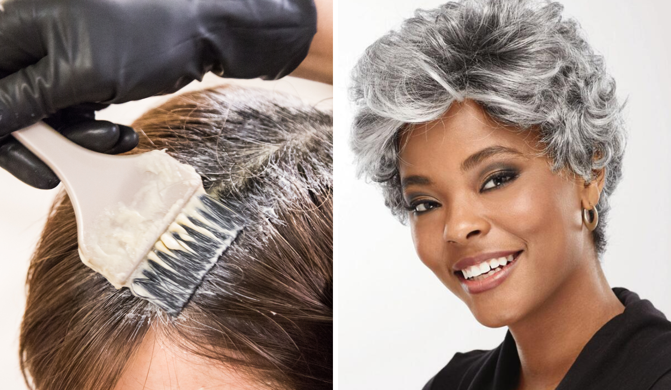 Tinta para cabelos grisalhos/Reprodução