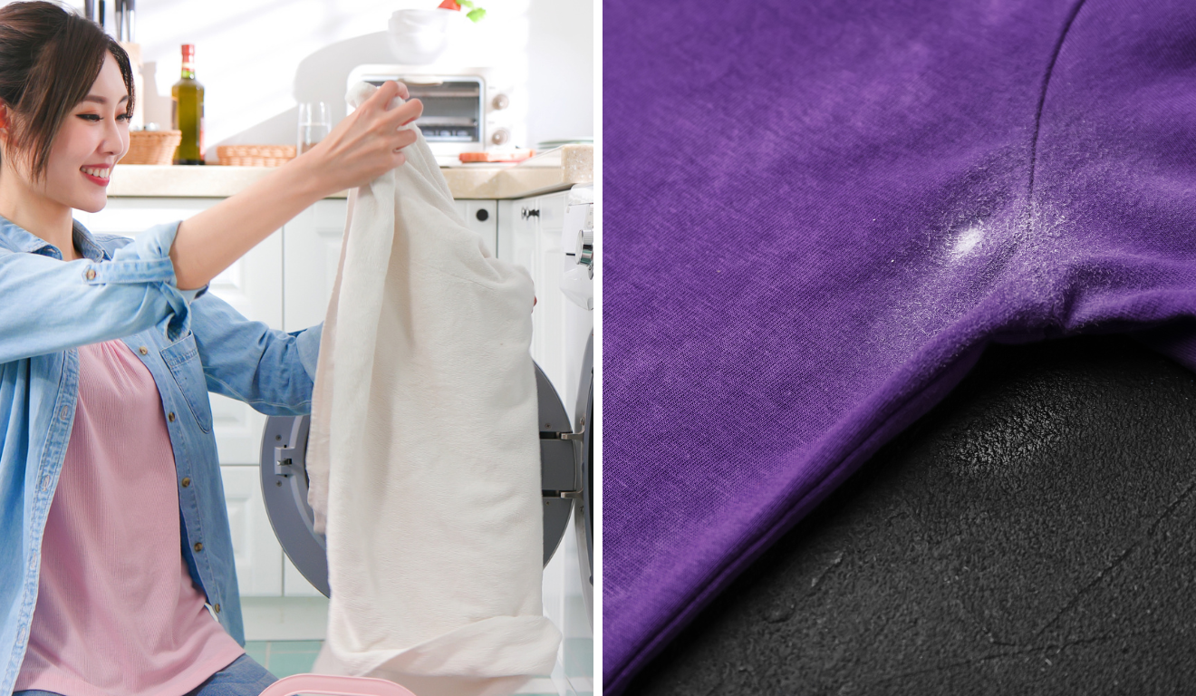 Como remover manchas de desodorante da roupa/Foto: Canva