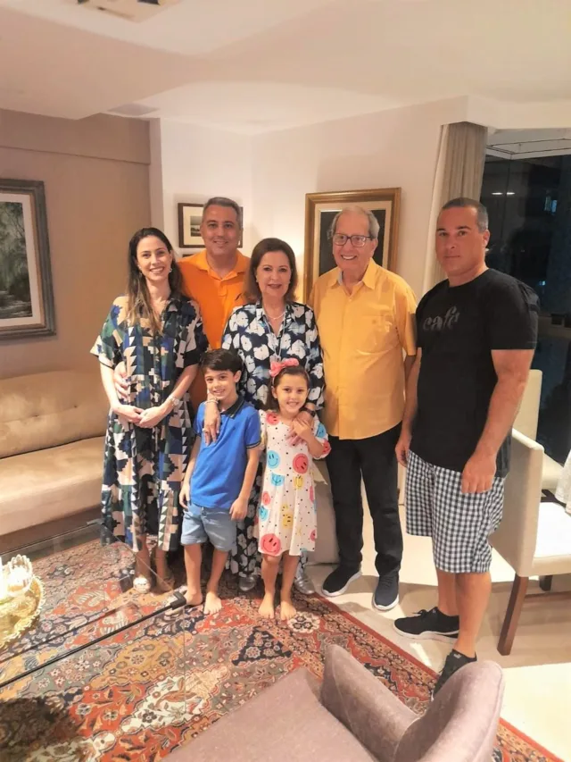 Com Gracinha e Miguel