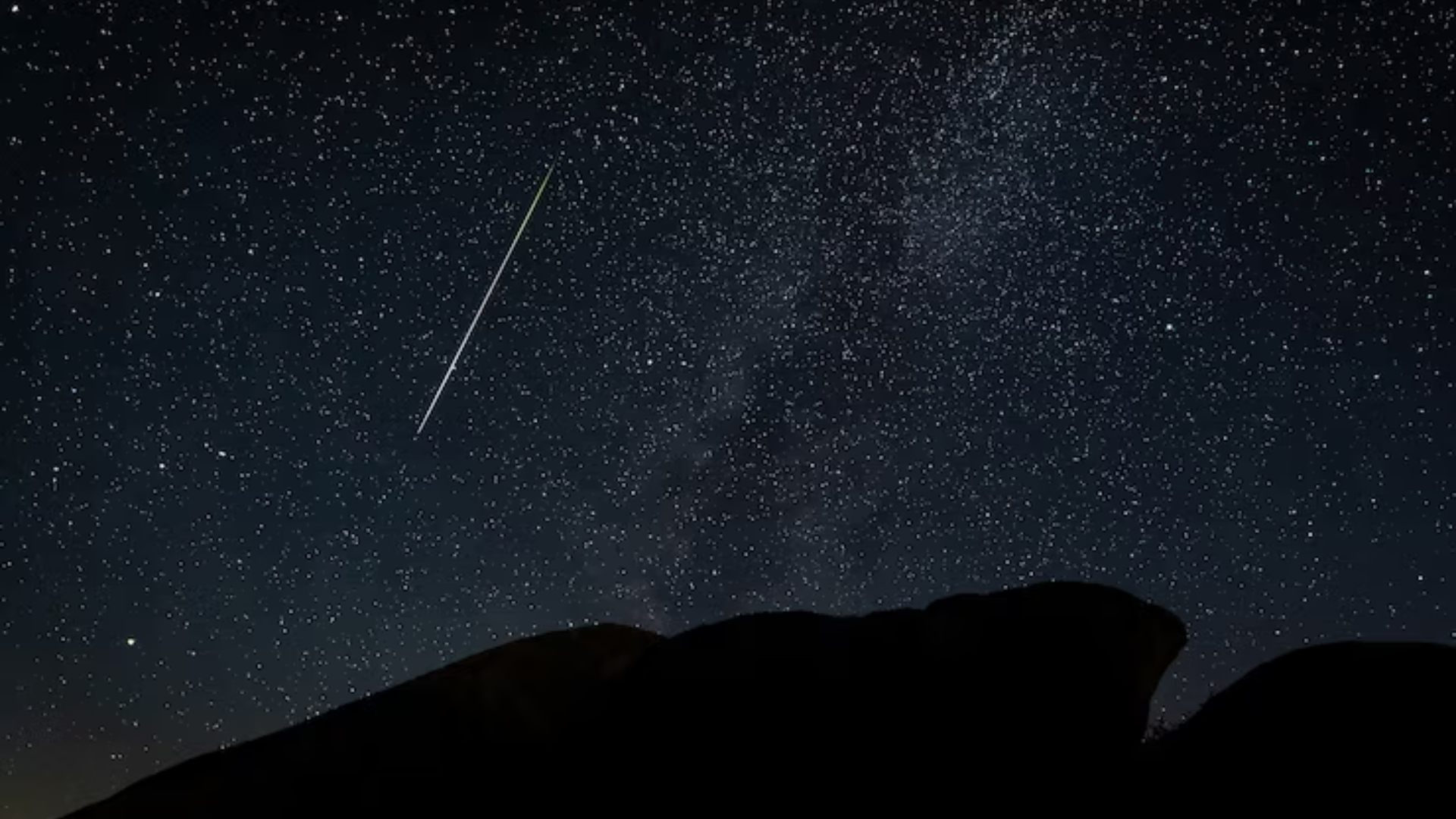 Chuva de meteoros (Foto/reprodução: Freepik)