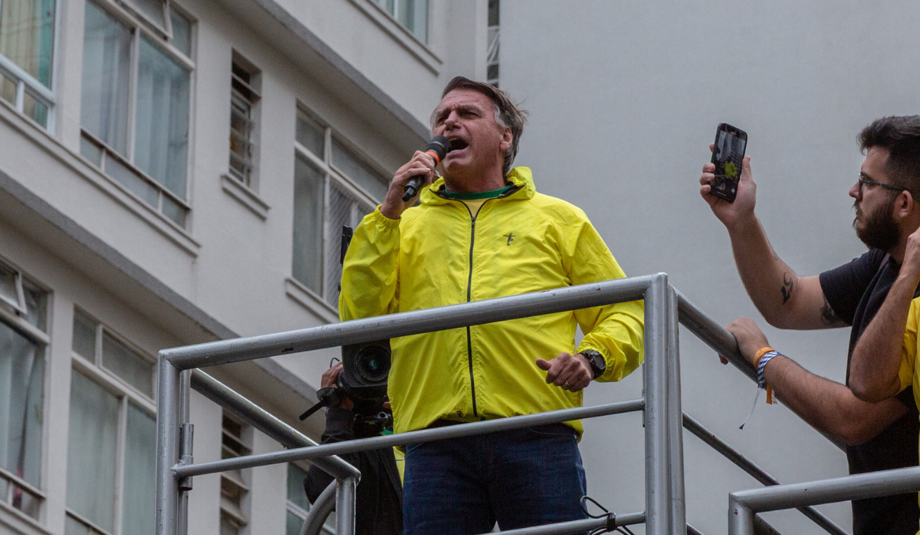 Jair bolsonaro em ato