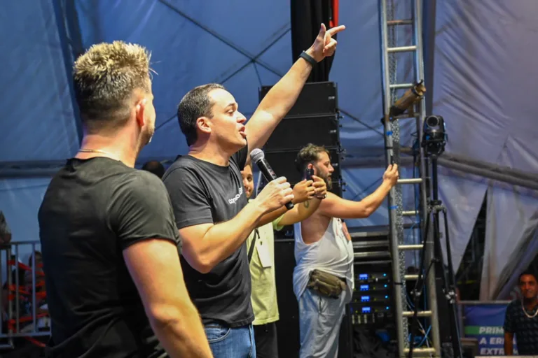 Prefeito Pazolini no show do Alemão
