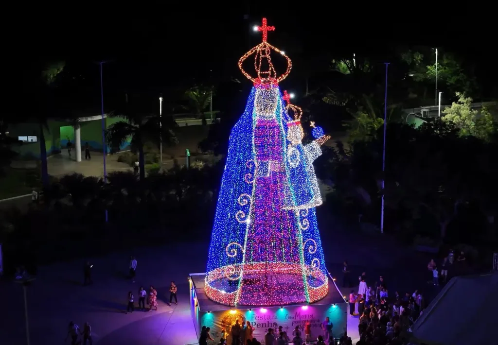 Santa Iluminada na Serra (Foto/Divulgação: Fame Creative)
