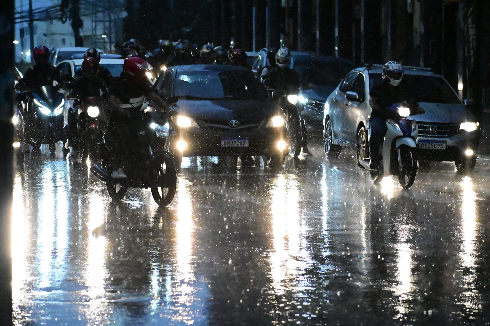 Chuva no Centro de Vitória