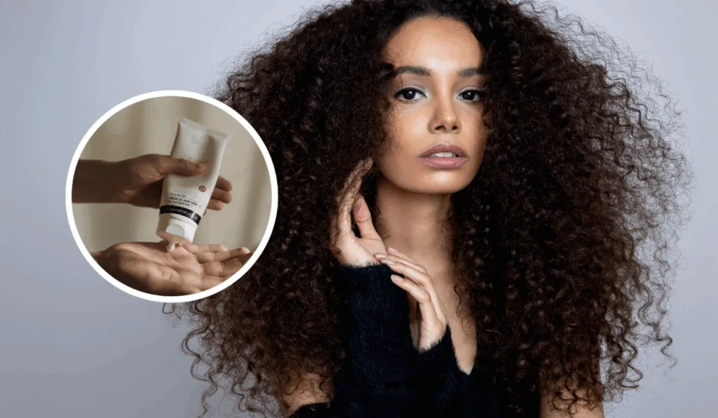 Creme para cabelo crespo/Reprodução