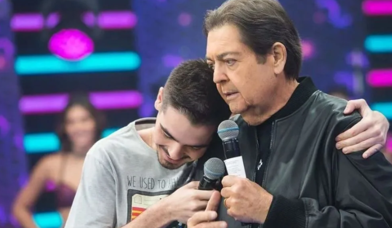 Faustão e o filho, João Silva (Foto: Divulgação)