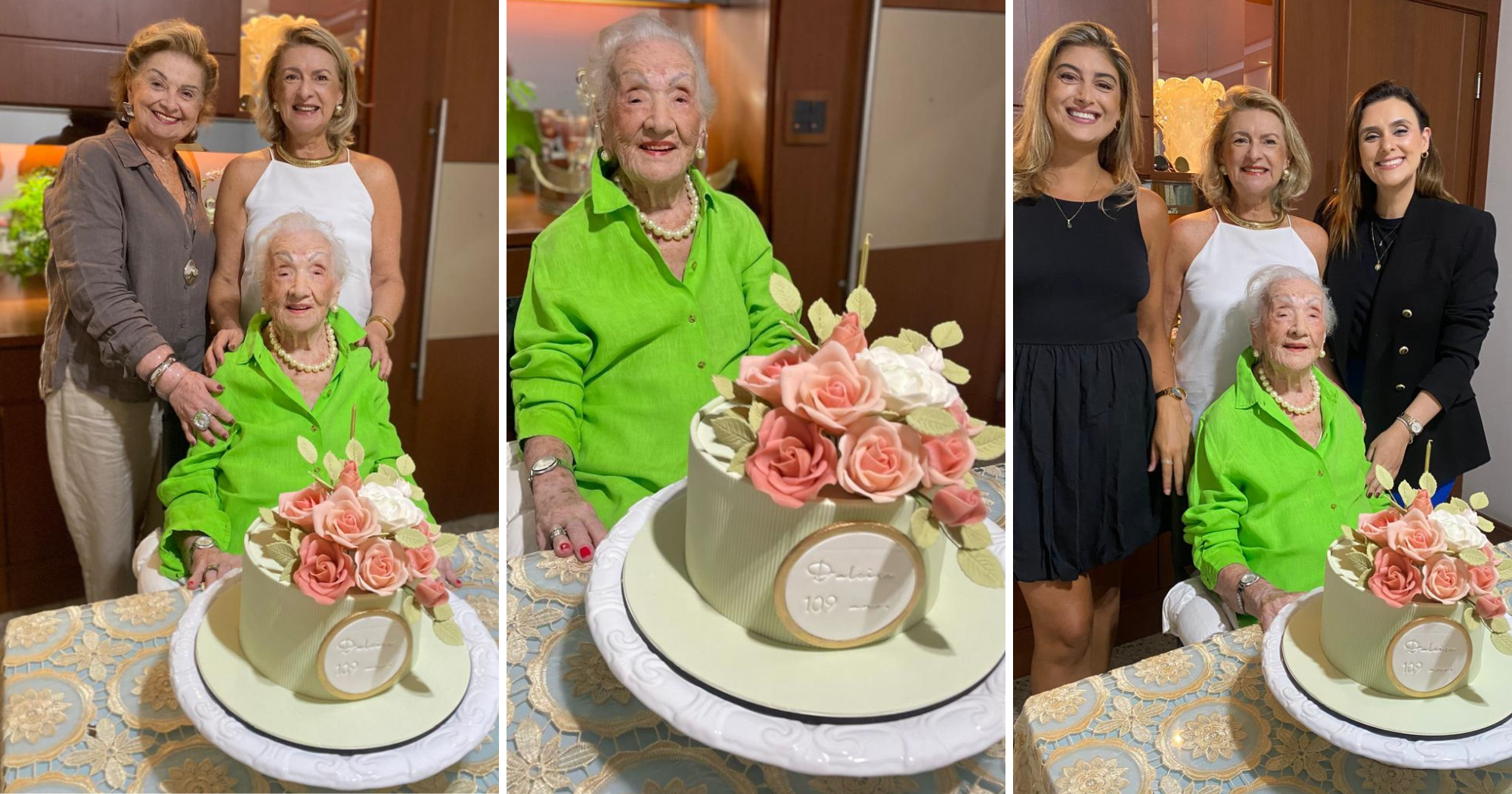 É festa! Professora tradicional do ES, Dalcisa Bozzi faz 109 anos (Foto: Arquivo pessoal0