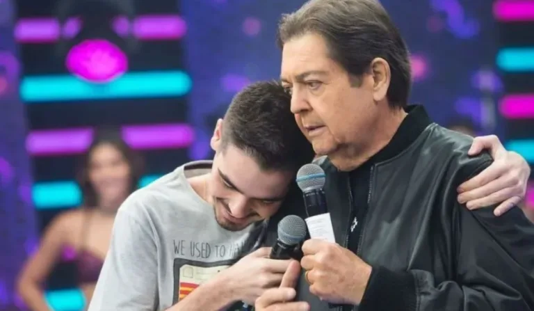 Faustão e o filho, João Silva (Foto: Divulgação)