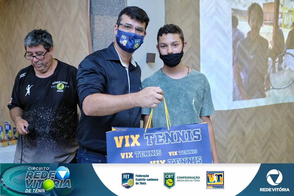 Premiação Circuito TV Vitória de Tênis