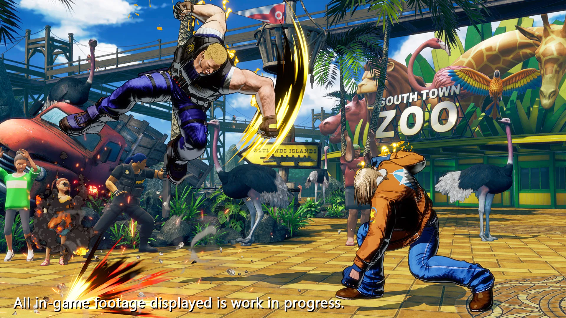 Kevin Rian leva a mão pesada da lei para FATAL FURY: City of the Wolves