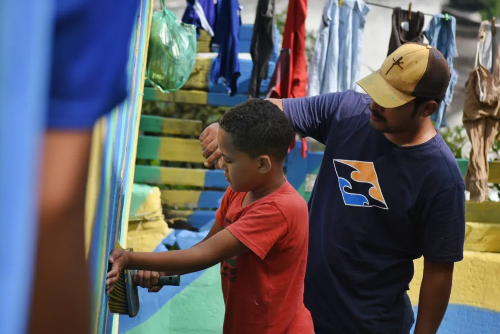 Pinturas da copa em São Benedito
