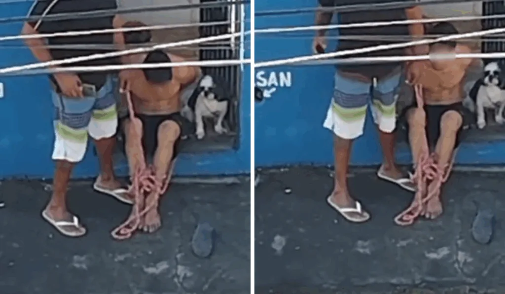 Homem é amarrado após furtar casa na Serra