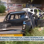 Dois homens são mortos a tiros em carro em Cariacica