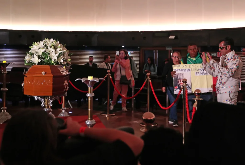 Velório da cantora e compositora Rita Lee no Planetário do Parque do Ibirapuera