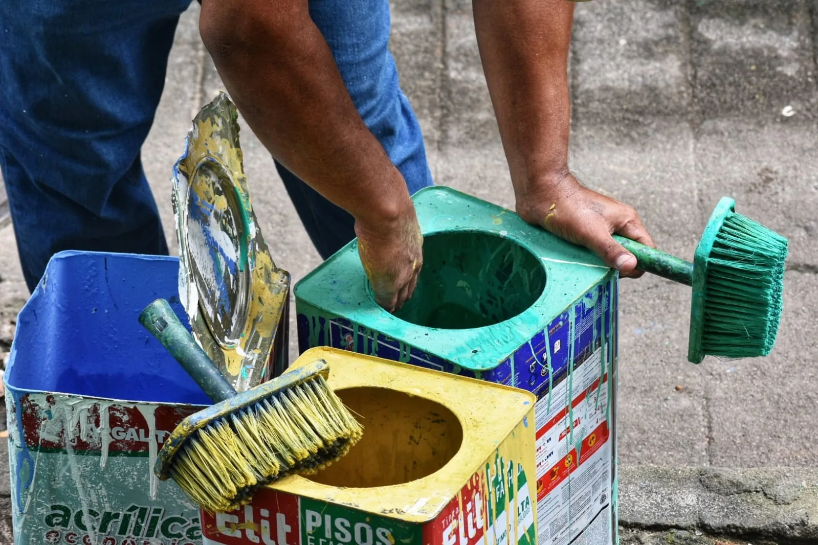 Pinturas da copa em São Benedito