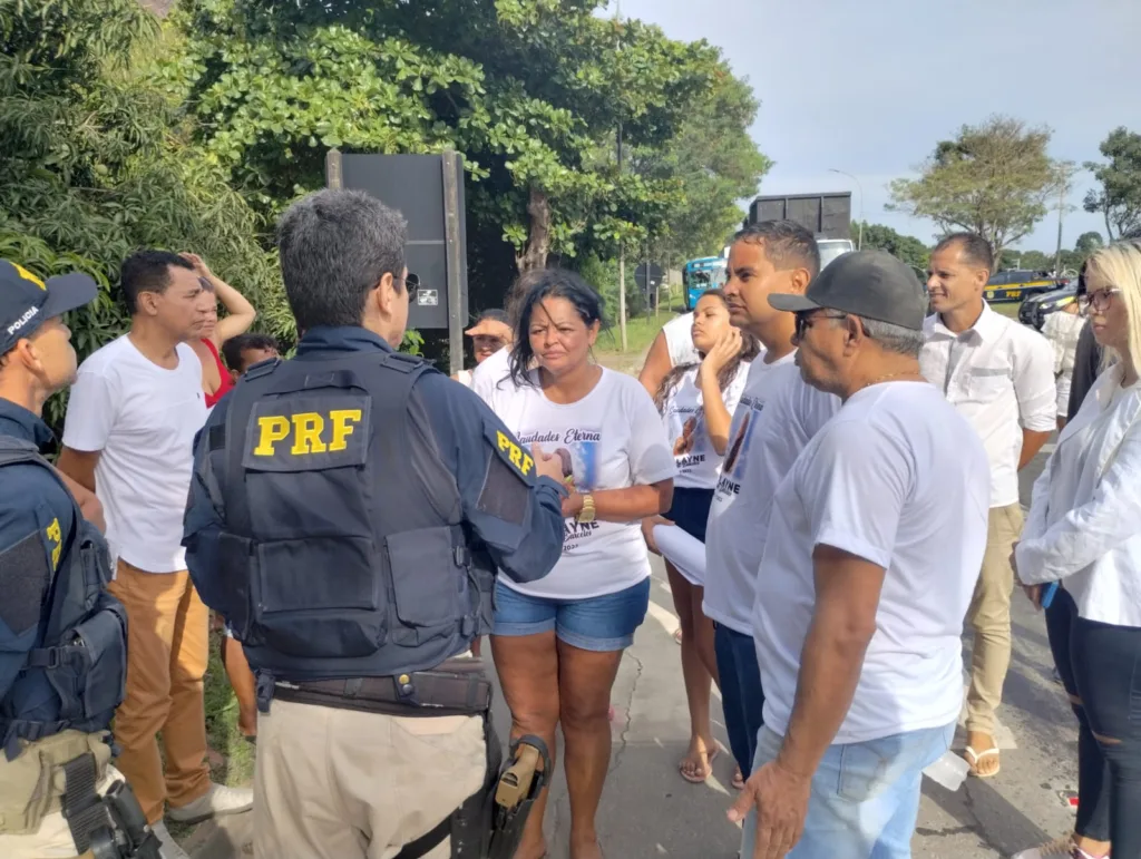 Protesto morte Carolyne