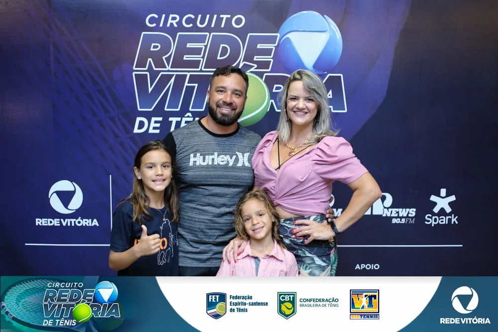 Premiação Circuito TV Vitória de Tênis