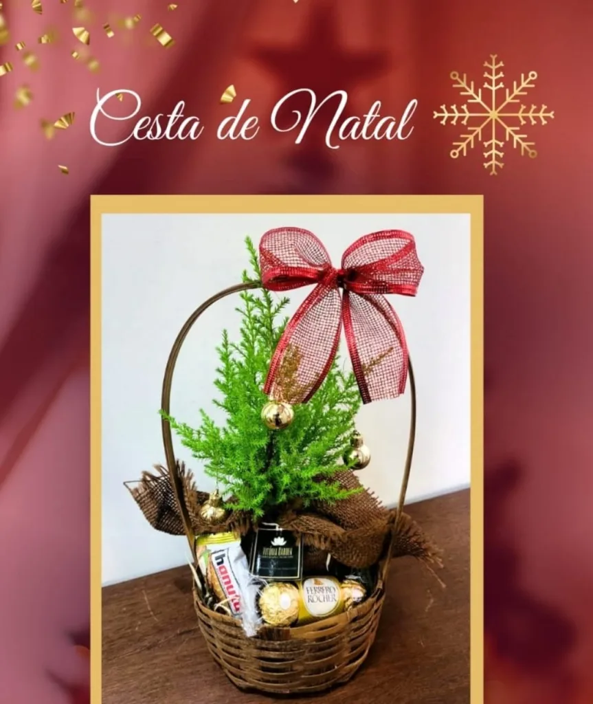 Flores de presente de Natal