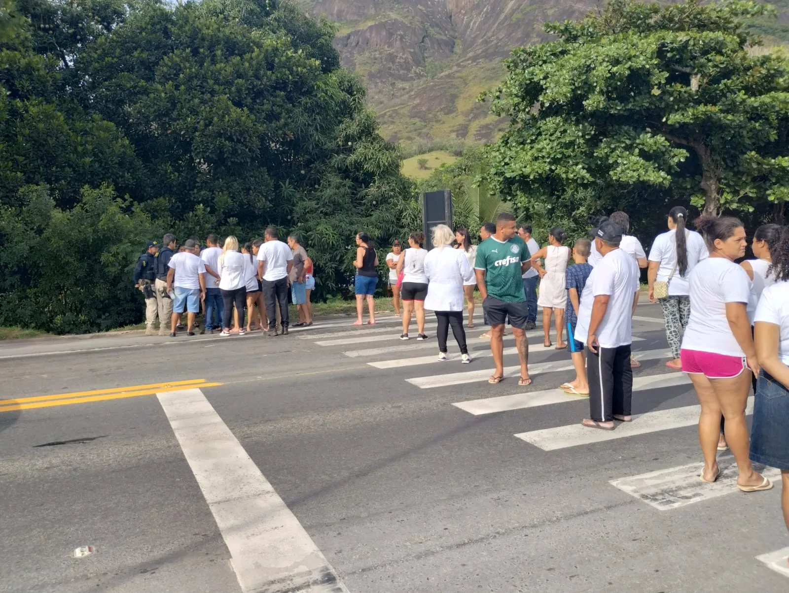 Protesto morte Carolyne