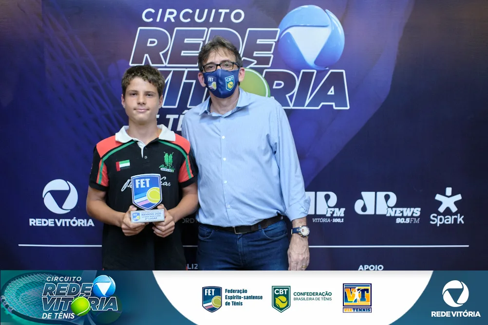 Premiação Circuito TV Vitória de Tênis