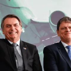 Jair Bolsonaro e Tarcísio de Freitas