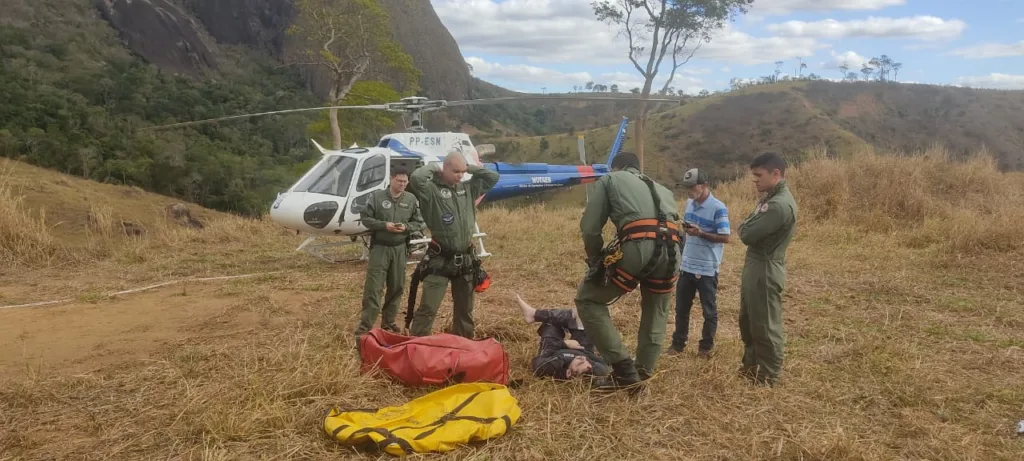 Parapentista sofre acidente no ES