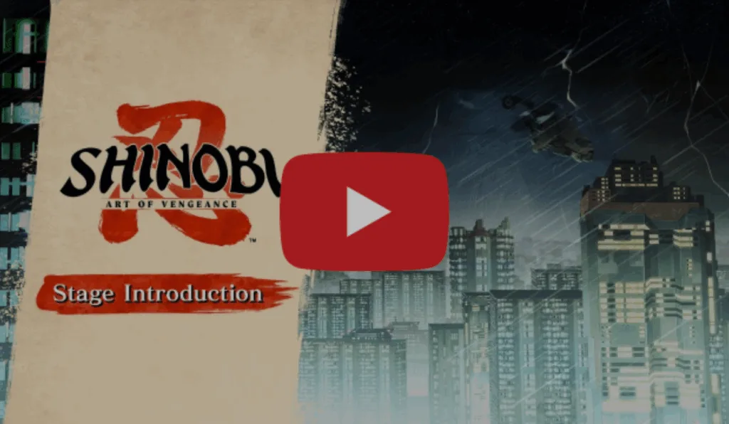 Reveladas fases inéditas e novo vídeo de SHINOBI: Art of Vengeance!