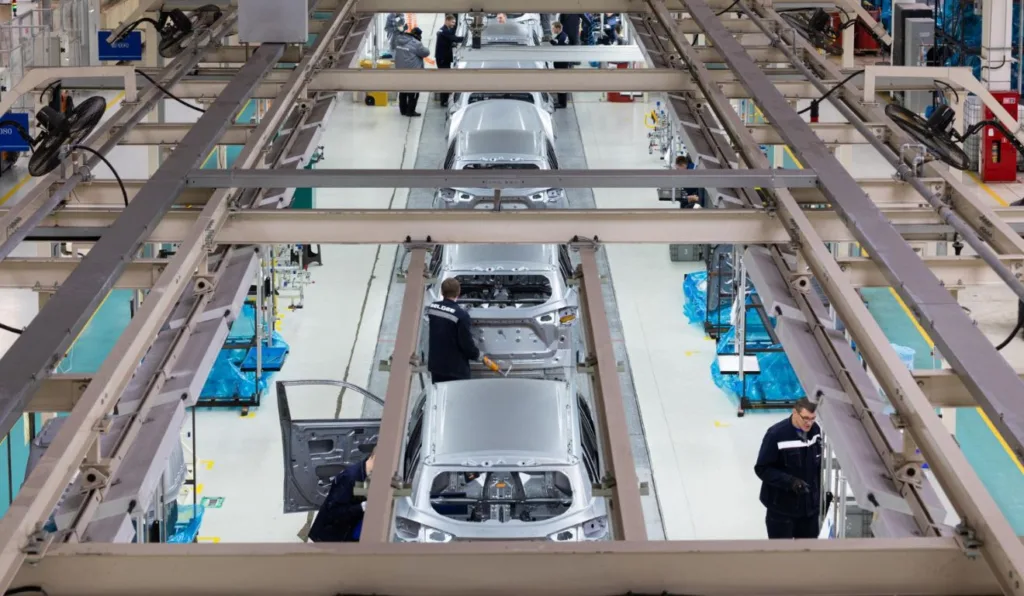 indústria automobilística montadora de automóveis