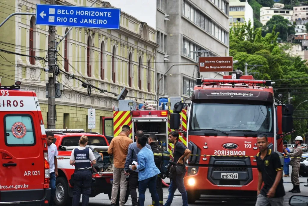 Incêndio no Centro de Vitória