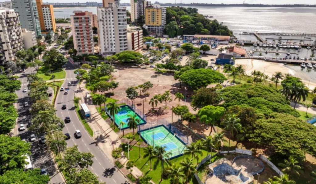 Praça dos Namorados, em Vitória. Foto: Ocimar Moreira