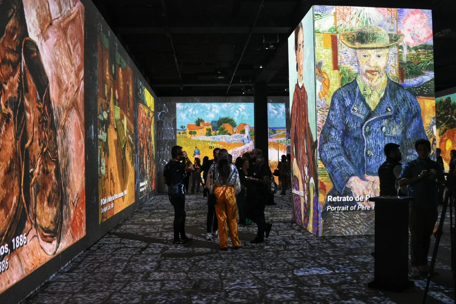 Exposição imersiva de Van Gogh