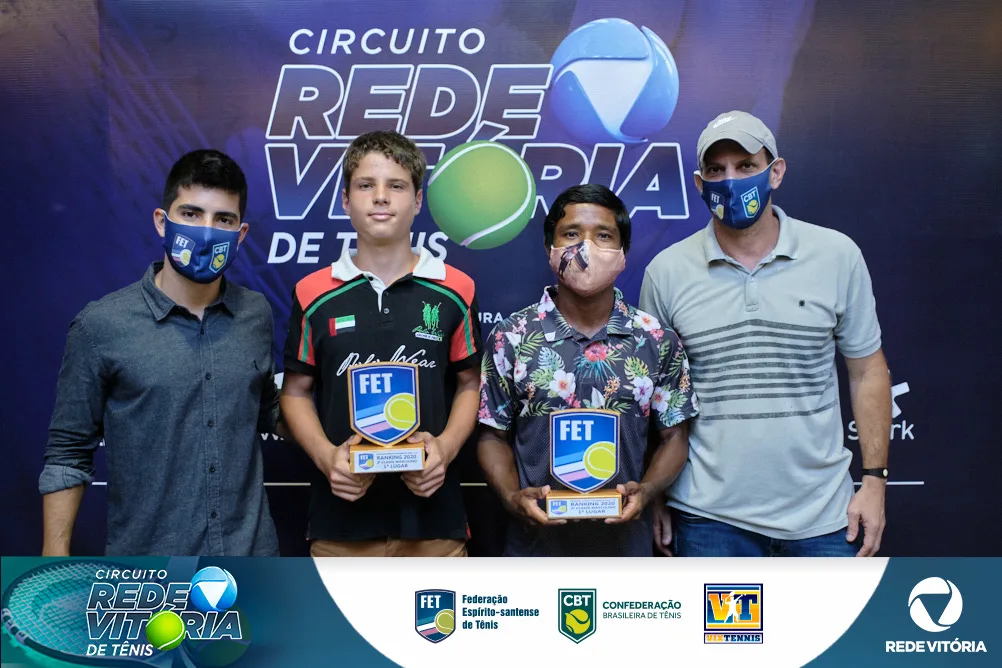 Premiação Circuito TV Vitória de Tênis
