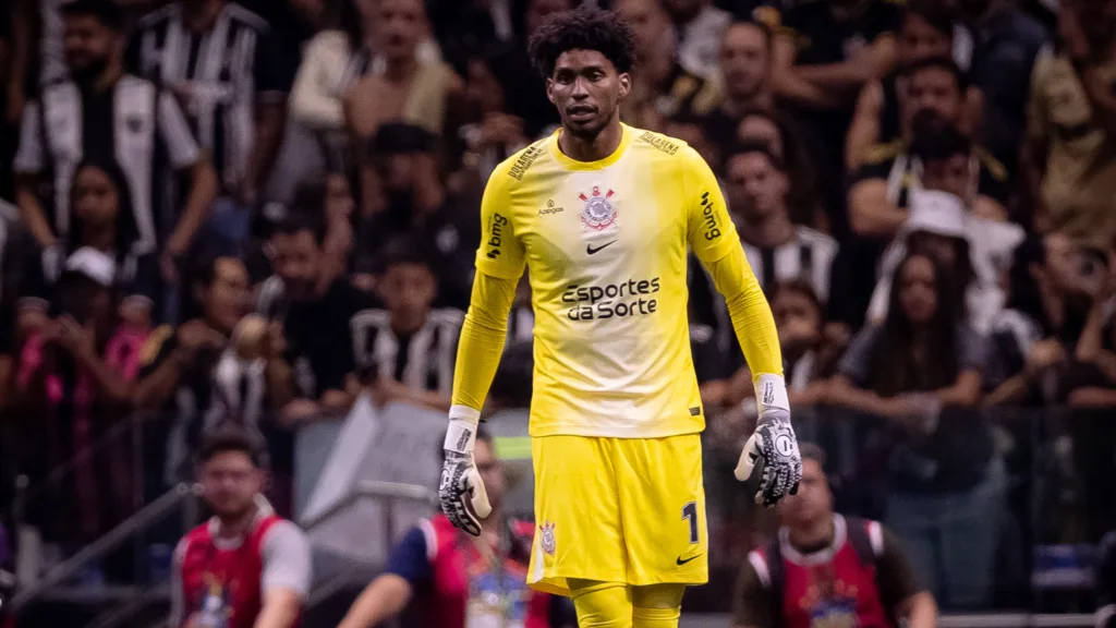 Brasileirão: Corinthians x Atlético-MG. Hugo Souza