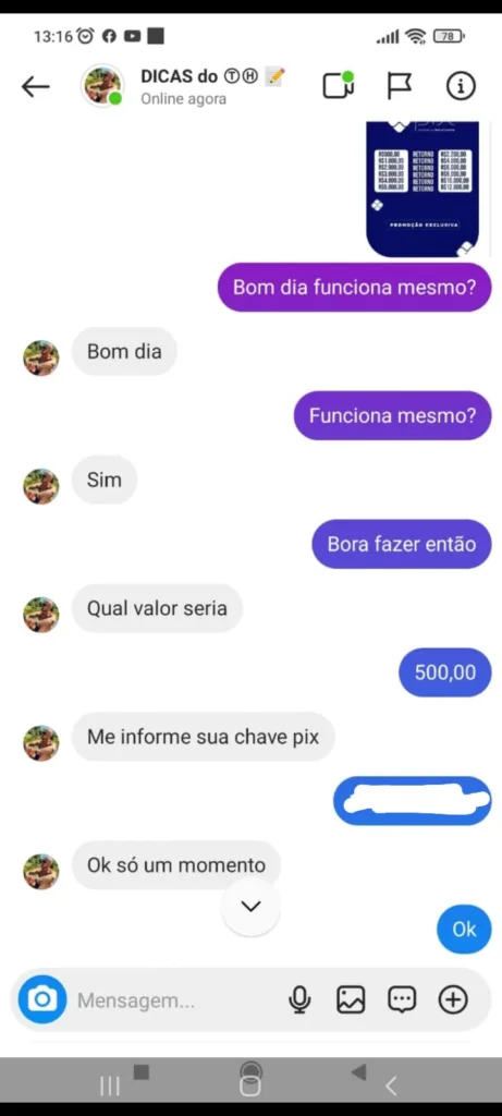 Golpe Instagram