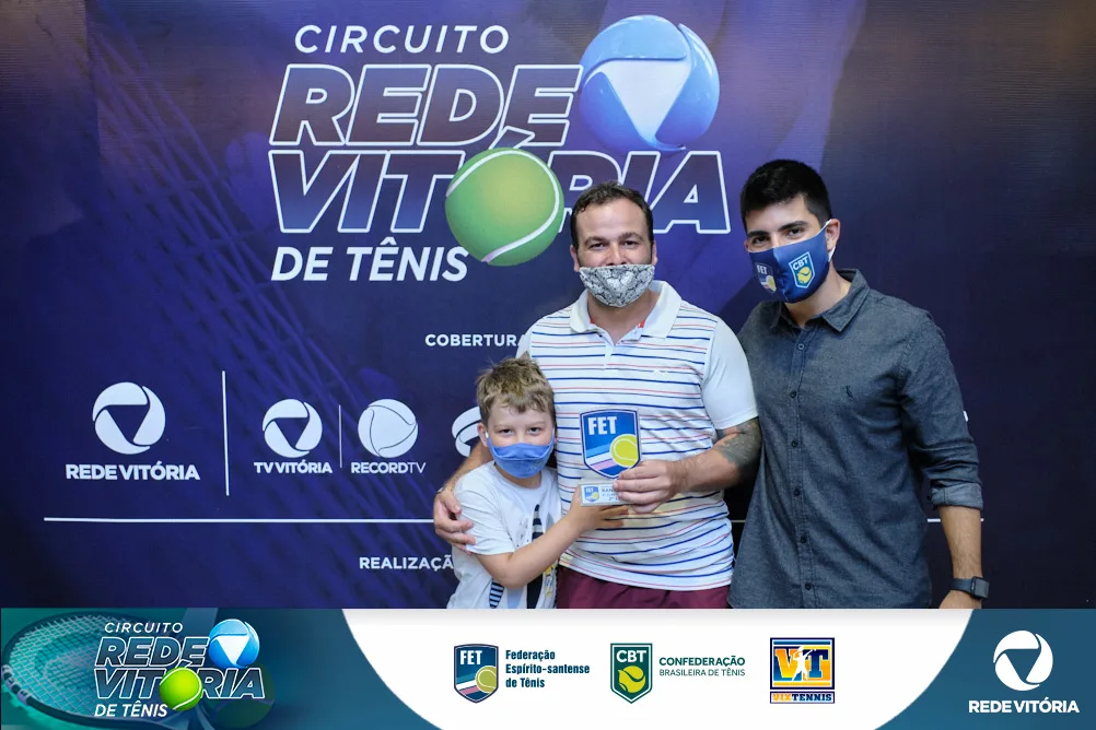 Premiação Circuito TV Vitória de Tênis