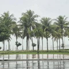chuva praia de camburi