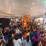 Exagerado acontece tradicionalmente no Pavilhão de Carapina e  reúne marcas que vendem com grandes descontos. Crédito: Reprodução/Redes Sociais Exagerado