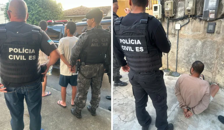Suspeitos foram detidos no interior do RJ 

Reprodução/PCES